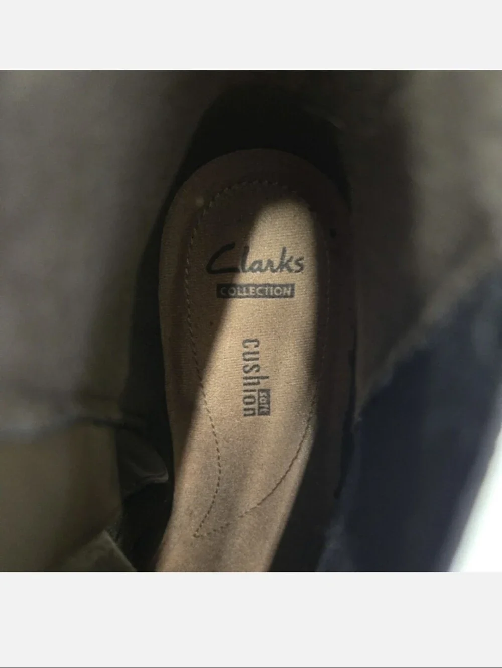 Clarks NEVELLA Bell Suede Chelsea Boots in Taupe Brown